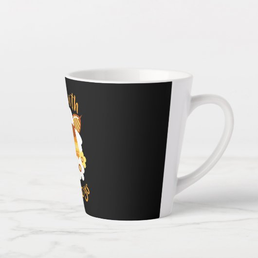 Bienenkopfgeschenk | Die Imkerin wird mit meinen H Milchtasse (Rechts)
