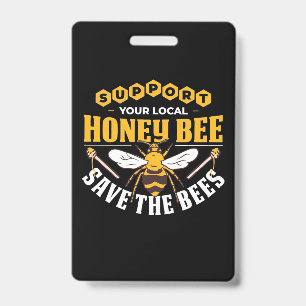 Bienenkopfgeschenk   Honigbiene Gerettet Bienen Ausweis