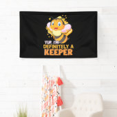 Bienenkopfgeschenk | Ich bin definitiv ein Bienenh Banner (Insitu)