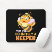 Bienenkopfgeschenk | Ich bin definitiv ein Bienenh Mousepad (Mit Mouse)