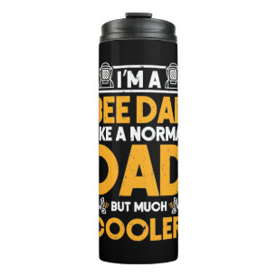 Bienenkopfgeschenk Ich bin ein Vater der Biene Thermosbecher