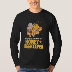 Bienenkopfgeschenk Ich bin süß als Honigbienenha T-Shirt