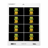 Bienenkopfgeschenk | Imker kein Geld kein Honig (Vorne)