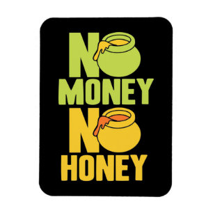 Bienenkopfgeschenk   Imker kein Geld kein Honig Magnet