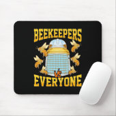 Bienenkopfgeschenk | Imker und alle Mousepad (Mit Mouse)