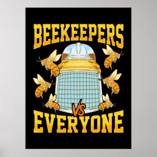 Bienenkopfgeschenk   Imker und alle Poster
