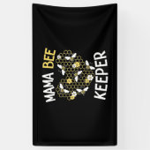 Bienenkopfgeschenk | Mama Bee Keeper Banner (Vertikal)