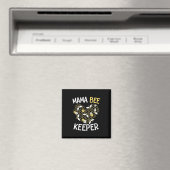 Bienenkopfgeschenk | Mama Bee Keeper Magnet (In Situ (Geschirrspüler))