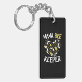 Bienenkopfgeschenk | Mama Bee Keeper Schlüsselanhänger (Vorderseite links)
