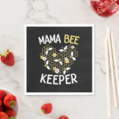 Bienenkopfgeschenk | Mama Bee Keeper Serviette (Beispiel)