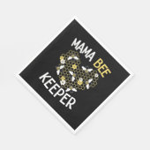 Bienenkopfgeschenk | Mama Bee Keeper Serviette (Ecke)
