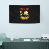 Bienenkopfgeschenk | Papa-Biene-Blume Banner (Messeveranstaltung)