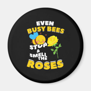 Bienenkopfgeschenk Selbst belegte Bienen Magnet