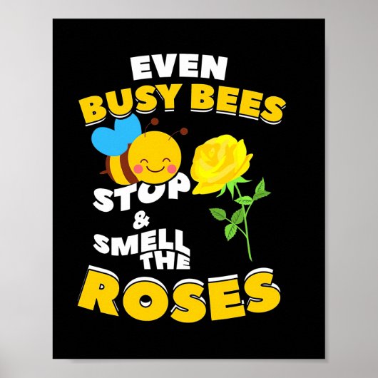 Bienenkopfgeschenk | Selbst belegte Bienen Poster (Vorne)
