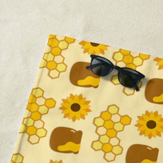 Bienenkopfideen Strandtuch (Beispiel)