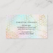 Bienenkopfkarte Visitenkarte (Rückseite)