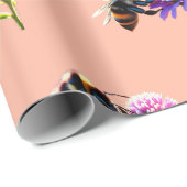 Bienenkopfpapier Geschenkpapier (Rolleneckpunkt)