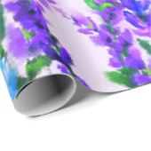 Bienenkopfpapier mit Blume Geschenkpapier (Rolleneckpunkt)