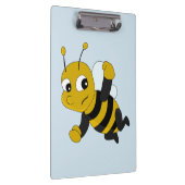 Bienenkopfplatte Cartoon Klemmbrett (Rechts)