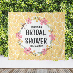 Bienenkorb-Background Bride für kundenspezifische  Wandteppich
