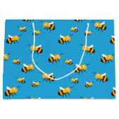 Bienenkorb Große Geschenktüte (Vorderseite)