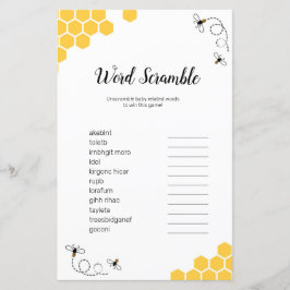 Bienenkorb Word Scramble Game