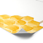 Bienenkrankheit: Wahlplakat Poster (Ecke)