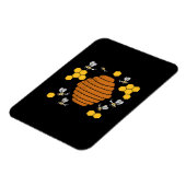 Bienenkraub Magnet (Linke Seite)