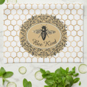 Bienenkraut Geschirrtuch (Gefaltet)