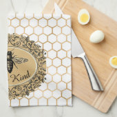 Bienenkraut Geschirrtuch (Viertel Falte)