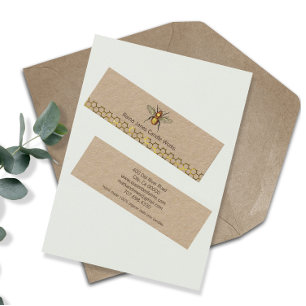 Bienenkraut-Kerze Maker Kraft Mini Visitenkarte