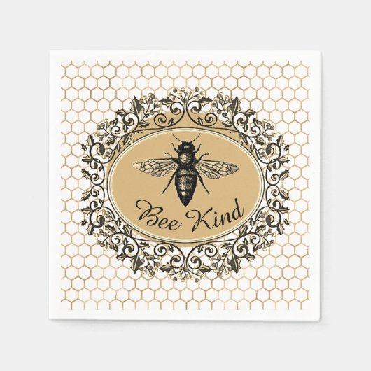 Bienenkraut Serviette (Vorderseite)