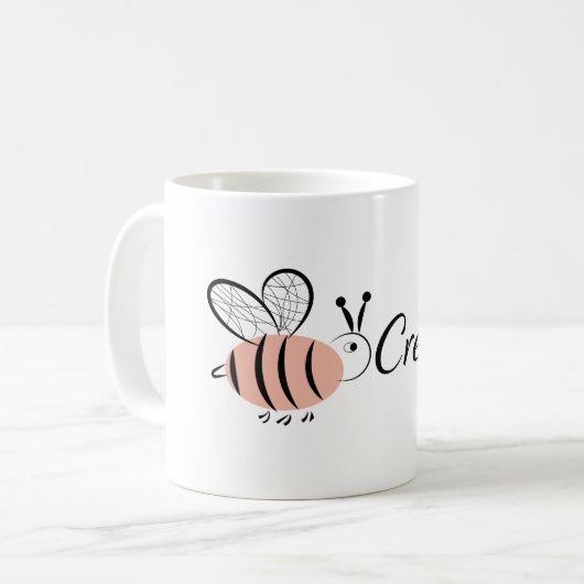 Bienenkreativ Kaffeetasse (Vorderseite Links)
