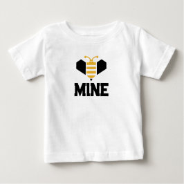 Bienenkrebs Mine Minimalistisch Romantisches Gesch Baby T-shirt