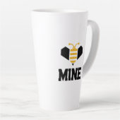 Bienenkrebs Mine Minimalistisch Romantisches Gesch Milchtasse (Rechte Ecke)