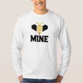 Bienenkrebs Mine Minimalistisch Romantisches Gesch T-Shirt (Vorderseite)