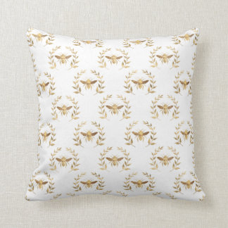 Bienenkrez-Goldfolie Kissen
