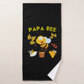 Bienenküche Art Papa Badehandtuch (Badehandtuch)