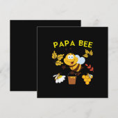 Bienenküche Art Papa Feiertagskarte (Vorne/Hinten)