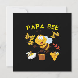 Bienenküche Art Papa Feiertagskarte