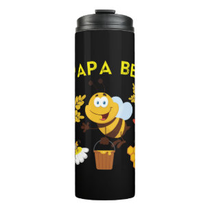 Bienenküche Art Papa Thermosbecher