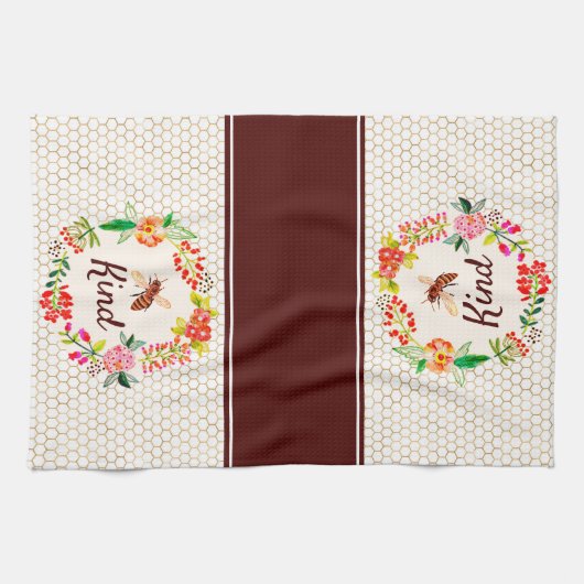 Bienenküche Geschirrtuch (Horizontal)