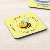 Bienenküche Getränkeuntersetzer (Linke Seite)