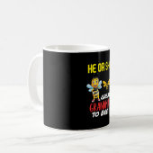 Bienenküche Kunst Großes Oma Kaffeetasse (Vorderseite Links)