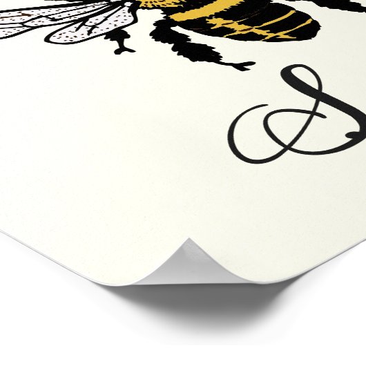 Bienenküken Poster (Ecke)