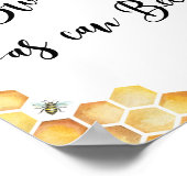 Bienenküken wie Bienentisch Poster (Ecke)