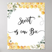 Bienenküken wie Bienentisch Poster (Vorne)