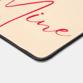 Bienenkultur - Romantisches Blumendesign Schreibtischunterlage (Ecke)