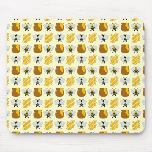 Bienenkunst für Kinder Mousepad (Vorne)