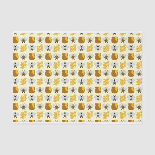 Bienenkunst für Kinder Seidenpapier (Vorderseite)